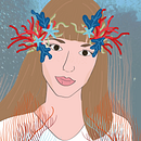 Mi Proyecto del curso: Filtros ilustrados para Facebook e Instagram Stories - CoralCrown. Een project van Grafisch ontwerp van María Díaz Delgado - 06.04.2020