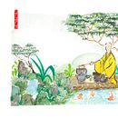 Ceremonia del te. Un projet de Conception de personnages, Peinture, Aquarelle , et Retouche photographique de Linis Suarez - 06.04.2020