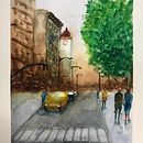 Mi Proyecto del curso: Paisajes urbanos en acuarela . % Samuel Benarroch tarafından hazırlanan Tablo projesi - 04.24.2020