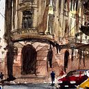 Proyecto-Paisaje urbano. Un proyecto de Arquitectura y Pintura a la acuarela de Cristián Muñoz Viveros - 05.04.2020