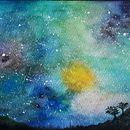 Atardecer intergaláctico. Un projet de Retouche photographique de Pilar Ruiz Dueñas - 07.04.2020