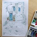 My project in Architectural Sketching with Watercolor and Ink course. Un projet de Illustration architecturale de Alan - 07.04.2020