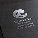 Logo Genvita - Reproductive Medicine Institute. Un proyecto de Br, ing e Identidad, Diseño de logotipos y Diseño gráfico de Paulina Vitti - 10.03.2017