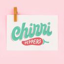 Chirri Peppers Logo redisign. Un proyecto de Br, ing e Identidad, Diseño de logotipos, H, lettering y Lettering de Caro Marando - 07.04.2020