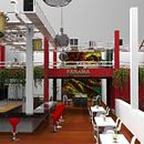  Diseño de interiores para restaurantes Panamá. 3D projeto de Juan Alberto Camacho Z - 07.04.2020