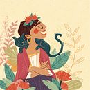 Frida into the Nature. Een project van Kinderillustratie van Cris Ramos - 07.02.2020