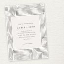 Pattern Play wedding invitation. Pattern Design project by anelle - 04.07.2019