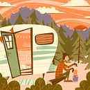Cozy Home. Een project van Kinderillustratie van Cris Ramos - 07.04.2020
