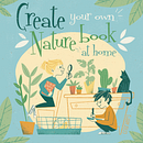 Kids Craft: Create your own Nature Book at home. Een project van Kinderillustratie van Cris Ramos - 07.04.2020
