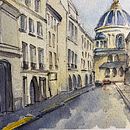 Rue Mazarine, Paris. Un progetto di Disegno artistico e Pittura ad acquerello di rezza - 07.04.2020