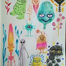 Mi Proyecto del curso: Técnicas de ilustración para desbloquear tu creatividad. Een project van  Tekening van ana_canuelo - 07.04.2020