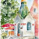 My project in Architectural Sketching with Watercolor and Ink course. Un projet de Aquarelle de Patricia Katz - 07.04.2020