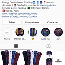 Mi Proyecto del curso: @Energy_Denim. Un proyecto de Redes Sociales de Andres Vilema - 08.04.2020