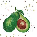 AVOCADO Ein Projekt aus dem Bereich Architektur, Dekoration von Innenräumen, Innendesign und Aquarellmalerei von yokeiry_mejia - 08.04.2020