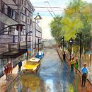 Mi Proyecto del curso: Paisajes urbanos en acuarela. Projekt z dziedziny Malowanie akwarelą użytkownika Alisa_ Alvor - 08.04.2020