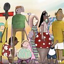 Mi Proyecto del curso: Fábrica de personajes ilustrados. Un proyecto de Ilustración tradicional, Ilustración digital e Ilustración infantil de Aravela SV - 08.03.2020