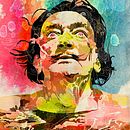 Dalí en su tinta Ein Projekt aus dem Bereich Vektorillustration und Digitale Zeichnung von Leda Genitti - 07.04.2020