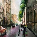 Mi Proyecto del curso: Paisajes urbanos en acuarela. Een project van Aquarelschilderen van Eva Perez - 08.04.2020