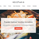 Mi recetario con WordPress. Projekt z dziedziny Web design użytkownika Brigett Villalobos - 08.04.2020
