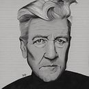 David Lynch. Portrait Drawing, Digital Drawing, Traditional illustration, and Digital Illustration project by Judith González - 04.08.2020