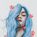 Mi Proyecto del curso: Retrato ilustrado en acuarela. Een project van  Portrettekening van Leidy Johana Porras Hincapie - 20.05.2020