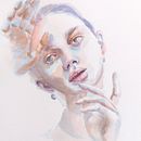Meu projeto do curso: Retrato artístico em aquarela. Un proyecto de Bellas Artes, Dibujo artístico, Dibujo de Retrato, Pintura y Pintura a la acuarela de Mari Montilha - 09.04.2020