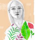 Mi Proyecto del curso: Retrato con lápiz, técnicas de color y Photoshop. Un progetto di Illustrazione tradizionale di Irene - 15.04.2020