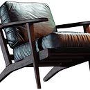 Brooks Lounge Chair. 3D, Digital Architecture & Interior Architecture project by arq_winder_flores - 04.10.2020