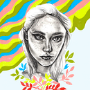 Meu projeto do curso: Retrato com lápis, técnicas de cor e Photoshop . % Joana Mayer Dörner tarafından hazırlanan Çizim, Sanatsal Çizim, Dijital Çizim, Grafik Tasarım, Geleneksel illüstras, on, Dijital İllüstras, Ve on projesi - 04.11.2020