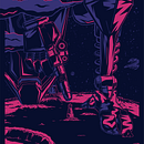TOUCH - DAFT PUNK. Ilustração vetorial projeto de Fernando Muñoz - 13.04.2020
