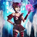 Post-Apocalyptic Punk Girl. Concept Art, and Traditional illustration project by Francisco Pérez Ortiz - 04.12.2020