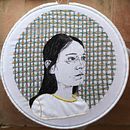 Autorretrato . Embroider project by Irene García Garrido - 04.13.2020