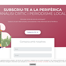 Diseño web periferica.cat. Un projet de Design  , et Webdesign de Judith - 13.11.2019
