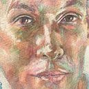 My project in Artistic Portrait with Watercolors course. Pintura em aquarela projeto de P C - 14.04.2020