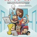 Hackathon social. Ilustración para Cruz Roja.. Un progetto di Design di poster  e Illustrazione tradizionale di Javier Sánchez Nagore - 17.10.2017