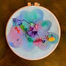 Mi Proyecto del curso: Técnicas básicas de bordado y acuarela. Un progetto di Ricamo di Dalia PH - 14.04.2020