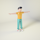 Excelente curso de Jaime, aprendí a modelar, aplicar UVs y animar. Fantástico. . % Andrés Fernández tarafından hazırlanan 3D projesi - 04.14.2020