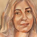 Mi Proyecto del curso: Retrato artístico en acuarela. Un proyecto de Bellas Artes de magüi soler mateos - 14.04.2020