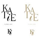 logo KATIE flower shop. Un proyecto de Diseño de iluminación, Diseño de logotipos y Diseño gráfico de jurate m - 15.04.2020