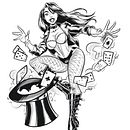 Zatanna projeto final do curso.. Projekt z dziedziny Projektowanie postaci użytkownika Al Ramon - 15.04.2020