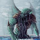 Fanart Cthulhu. Digital Illustration project by Jonathan Prado - 06.22.2019