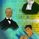 Dom Pedro II = Eduard Huet + Paulo Bulhões ( Instituto Nacional Educação dos surdos -2019 ). Artistic Drawing, Portrait Drawing, Digital Drawing, and Traditional illustration project by Fabio Gonçalves Coutinho - 04.16.2020