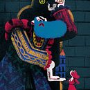 Mi Proyecto del curso: Ilustración creativa: Barba Azul Ein Projekt aus dem Bereich Design von Figuren und Traditionelle Illustration von Rut Pedreño Criado - 07.10.2020