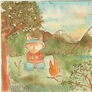 zorro, patagonia, tierra del fuego, arg. Ein Projekt aus dem Bereich Traditionelle Illustration von Paula Nahuelquin - 17.04.2020