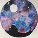 My project in Modern Watercolor Techniques course. Pintura em aquarela projeto de kw973048 - 17.04.2020