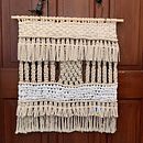 Mi tapiz del curso: Introducción al macramé. Decoração de interiores projeto de Edurne Keel - 02.04.2020