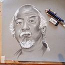 Caricatura de un amigo. Esboçado, Desenho, Desenho a lápis, Desenho artístico, e Desenho de retrato projeto de Emmanuel Cúneo - 18.04.2020