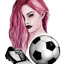 Girl power.. Collage, Pencil Drawing, Artistic Drawing, Portrait Drawing, Realistic Drawing, Traditional illustration, and Watercolor Painting project by Julieta Muñoz - 04.18.2020