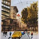 Mi Proyecto del curso: Paisajes urbanos en acuarela. Un projet de Art urbain de Marysol Dieguez - 18.04.2020