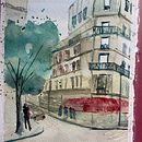 Mi Proyecto del curso: Paisajes urbanos en acuarela Ein Projekt aus dem Bereich Aquarellmalerei von iao_gora - 19.04.2020